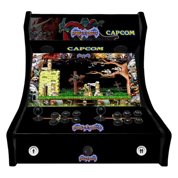 2 Player Bartop Arcade Machine -Ghouls n Ghosts